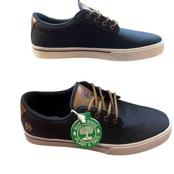 Ethnies Jamison 2 Eco Mens Shoes Size 10 Skater Boat Bellows Tongue Earthy Tree - Picture 10 of 15